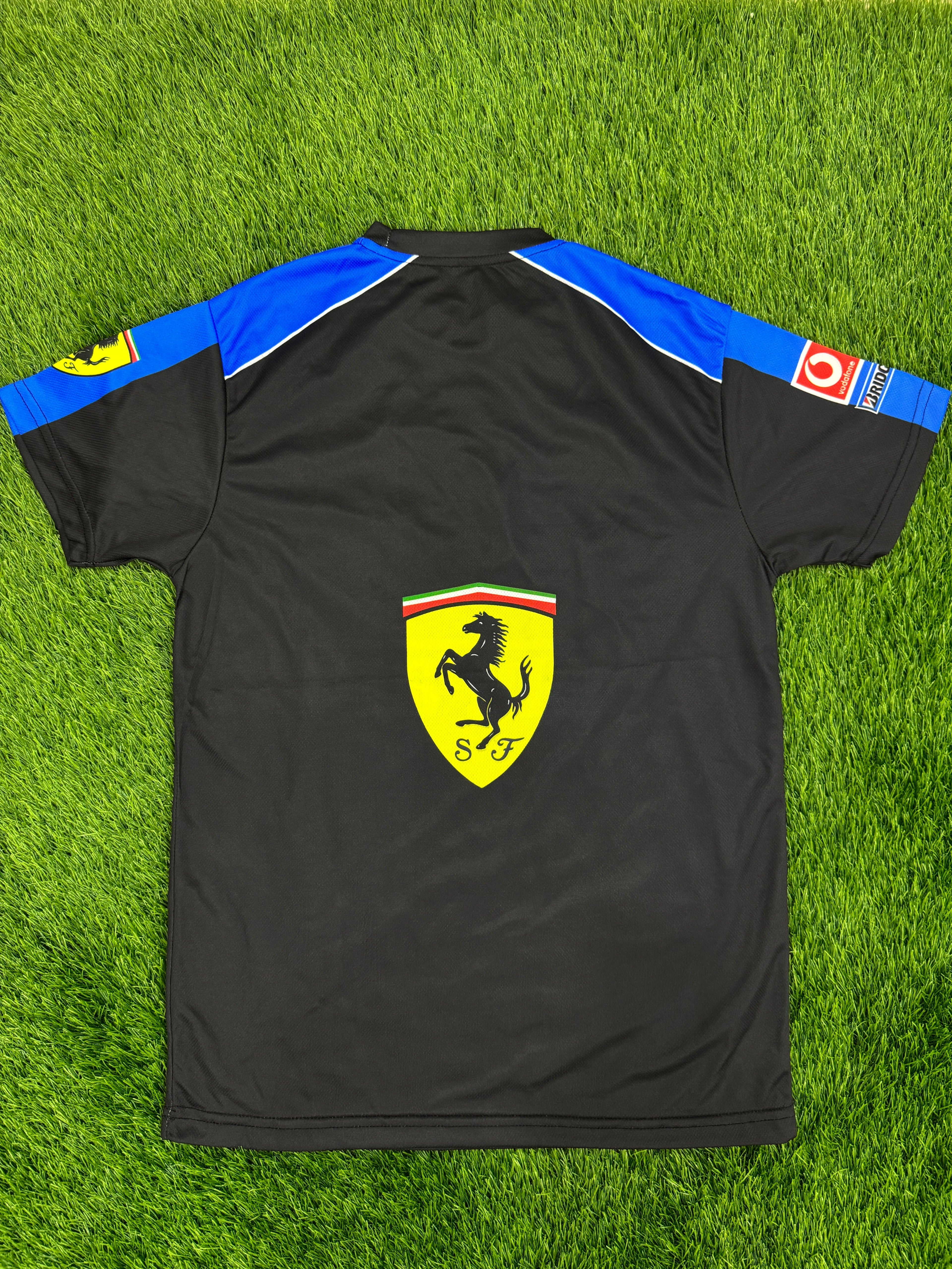 Ferrari blue design shirt